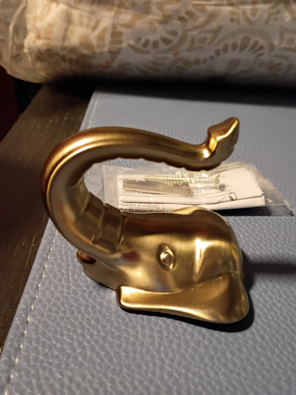 Brushed Gold Wall-Mount Handle